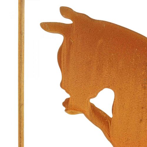 Itens Decoração pátina decoração ferrugem gato para pendurar 24,5cm