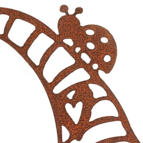 Floristik24 Suporte decorativo de metal para gnomo decorativo patina Alt.43cm