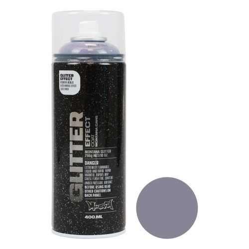 Floristik24 Spray Glitter Roxo Montana Effect Glitter Spray Ametista 400ml