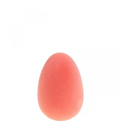 Itens Ovo de Páscoa decoração ovo laranja damasco plástico flocado 20cm