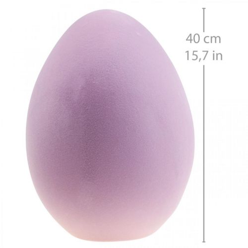 Itens Ovo de Páscoa plástico grande ovo decorativo roxo flocado 40cm