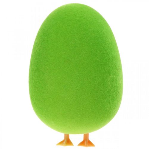 Itens Decoração de Páscoa Ovo com pernas Decoração de Páscoa Ovo Verde H13cm 4 peças