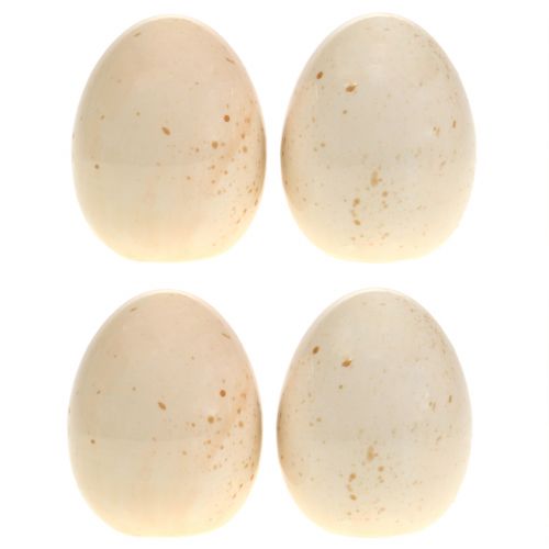 Floristik24 Ovos de cerâmica decorativos H8.5cm 4pcs