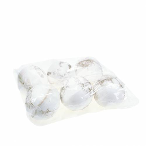 Floristik24 Motivo de ovo vintage para pendurar 13 cm 6 unidades