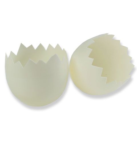 Floristik24 Copo de ovo branco Ø 8cm 12pcs