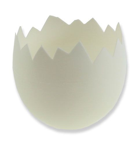 Floristik24 Copo de ovo branco Ø 8cm 12pcs