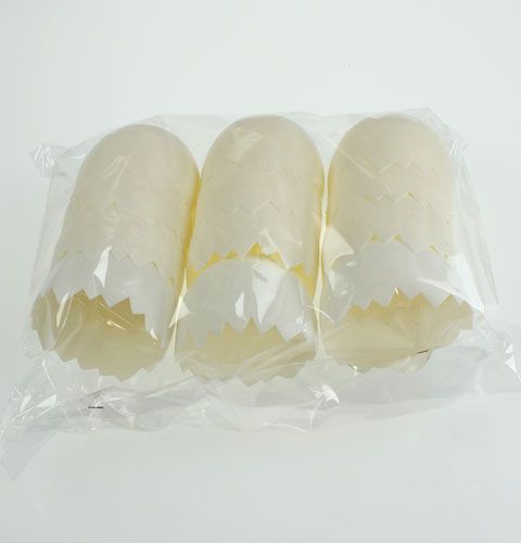 Floristik24 Copo de ovo branco Ø 8cm 12pcs