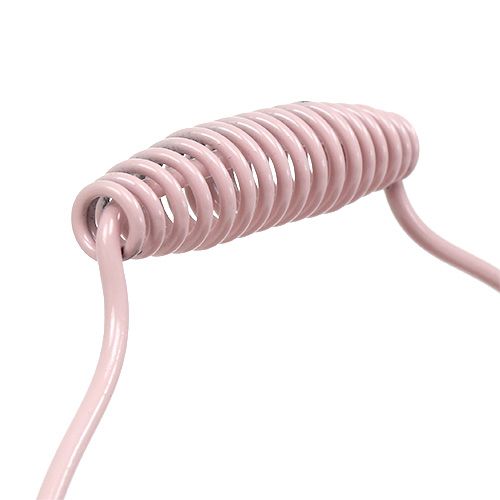 Floristik24 Balde com ranhuras rosa pastel Ø14,5cm A14,5cm