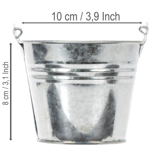 Balde Ø10cm A8cm 10 unidades.