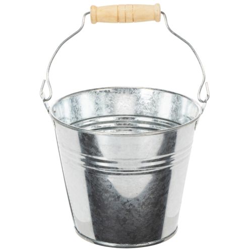 Balde Ø12cm A10cm 8 peças. Zinco, brilhante. comprar | Floristik24.pt
