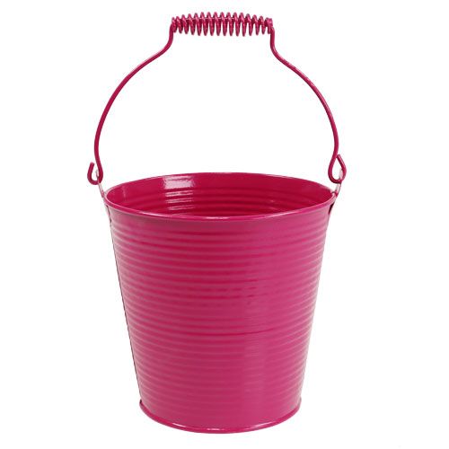 Floristik24 Balde rosa Ø21,5cm Alt.19cm