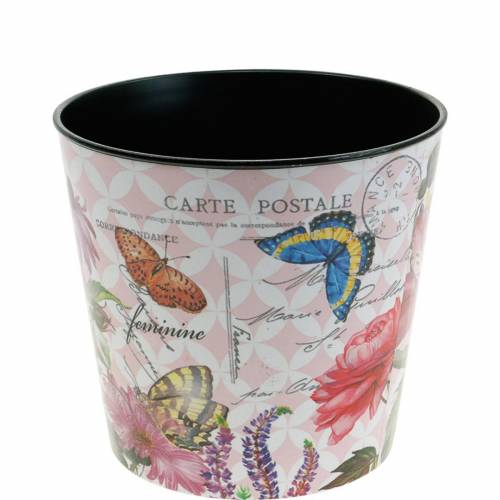 Floristik24 Plantador de vaso de flores Ø13 × H11.5cm vaso de flores de plástico