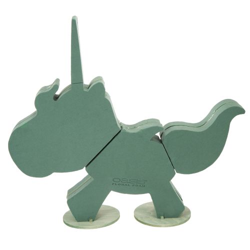 Itens Unicórnio de espuma floral 68cm x 60cm