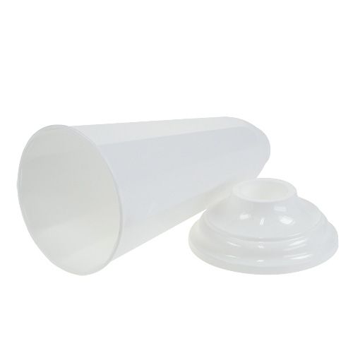 Itens Vaso de fixação “Szwed” branco Ø13cm