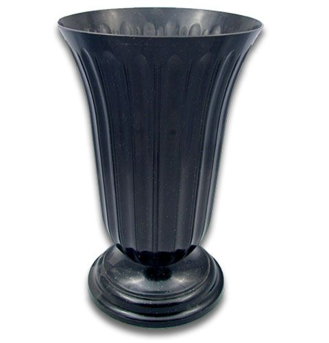 Floristik24 Vaso Lilia Preto Ø23cm