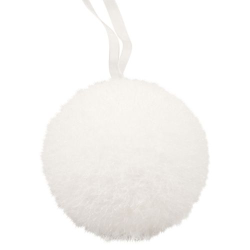Decoração de bola de neve decoração de neve decoração de inverno cabide 7.5cm