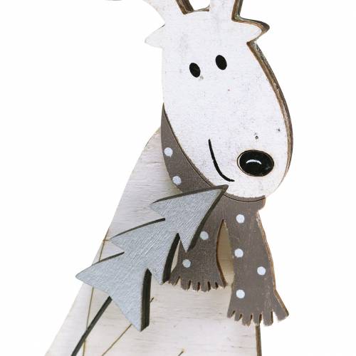 Floristik24 Decoração de Natal de alces 27,5cm 2pcs