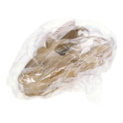 Floristik24 Madeira com cabeça de alce para pendurar 20x10,5cm 2pcs