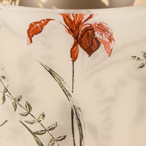 Itens Elegante castiçal com motivo floral para uma decoração harmoniosa do ambiente, 12,5 cm, 2 peças.