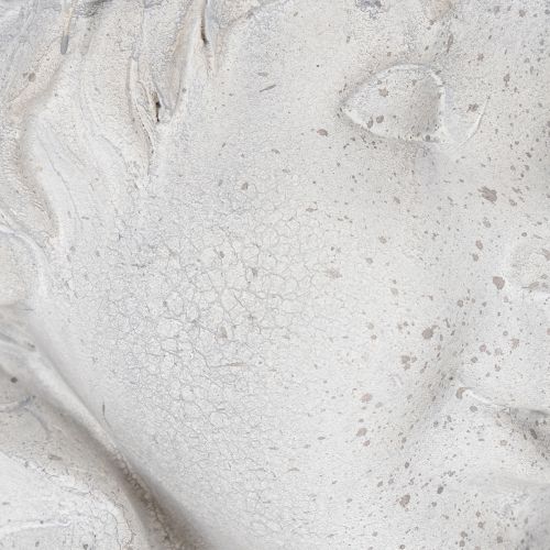 Itens Cabeça de gnomo decorativa para dar um toque de estilo ao jardim e à sala de estar, cinza, 30 cm