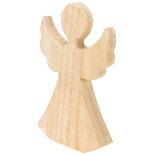 Anjo decorativo de madeira,