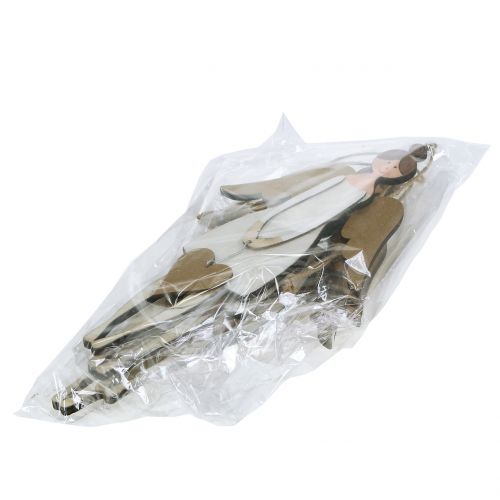 Floristik24 Creme anjo para pendurar 20,5cm 4 un