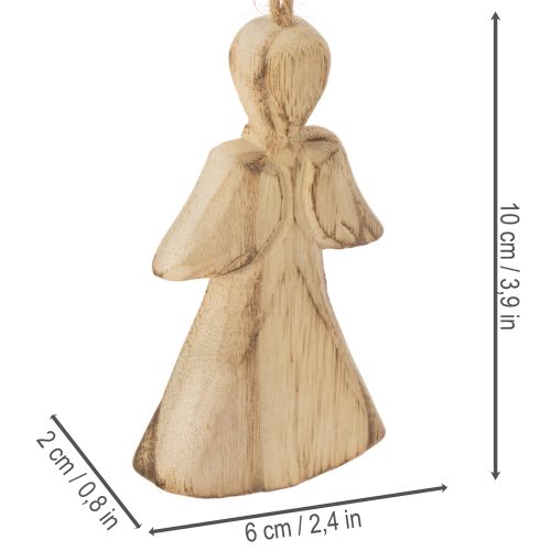 Conjunto de 12 anjinhos para pendurar na árvore de Natal, 10 cm. | Floristik24.pt