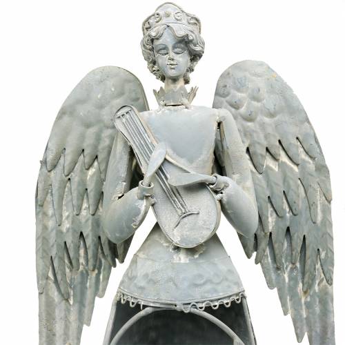 Itens Deco anjo metal 72cm