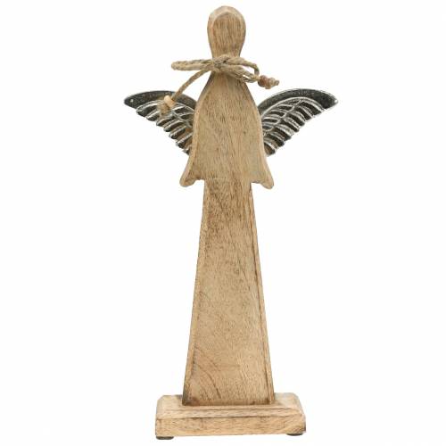 Floristik24 Decoração de Natal em madeira de anjo Alt.32cm