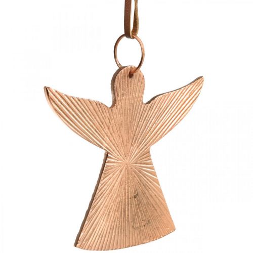 Itens Anjos para pendurar, decorações do Advento, decorações de metal cor de cobre 9 × 10 cm 3 unidades