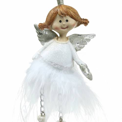 Floristik24 Decorações de Natal Decorações da árvore de Natal anjo 11,5 cm 4 unidades