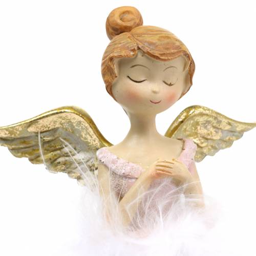 Floristik24 Deco ballerina angel edge assento Ø11,5 H15cm 2pcs