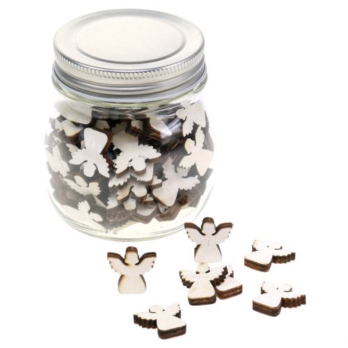 Floristik24 Anjo para espalhar em uma natureza de vidro 2cm 100p