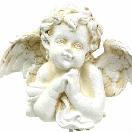 Floristik24 Túmulo de joias de plugue decorativo anjo orando 5cm 4pcs