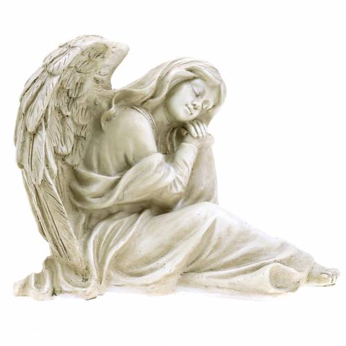Itens Anjo decorativo sentado 19cm x 13,5cm A15cm