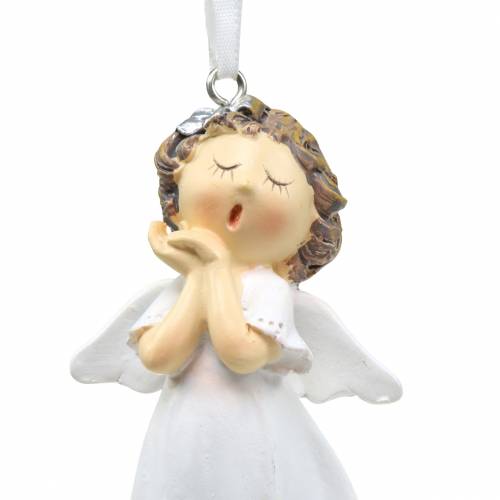 Floristik24 Decoração da árvore de Natal anjo 9cm 2pcs