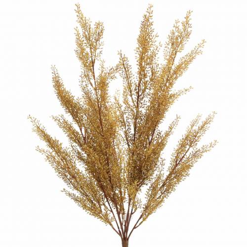 Floristik24 Ramo de urze decorativo amarelo urze, marrom Alt.50cm