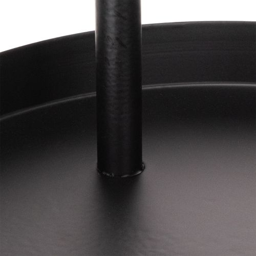 Bandeja decorativa redonda de metal com dois níveis, 58 cm | Floristik24.pt