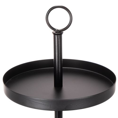 Suporte de servir redondo de metal com três níveis para decoração de mesa em vários níveis, 61 cm | Floristik24.pt