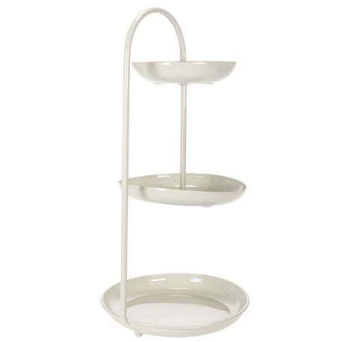 Itens Arranjo de mesa de três níveis, ideal para salas de estar, ocasiões especiais e casamentos, 55 cm