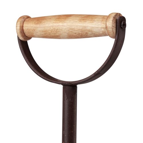 Floristik24 Vintage etagere metal marrom 3 camadas Ø28,5cm Alt.53cm