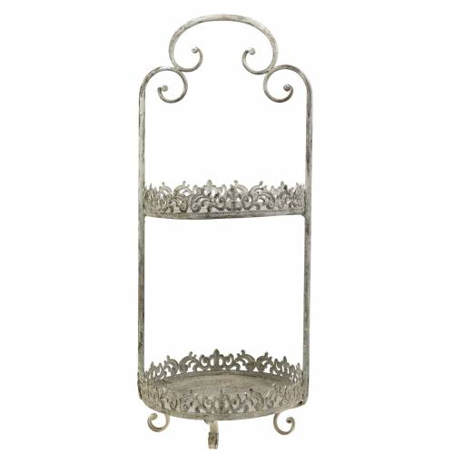 Floristik24 Etagere cinza antigo Alt.66,5cm