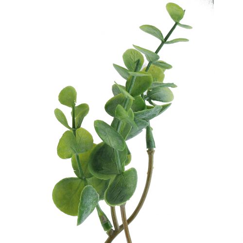 Itens Ramo de eucalipto artificial verde 37cm 6pcs
