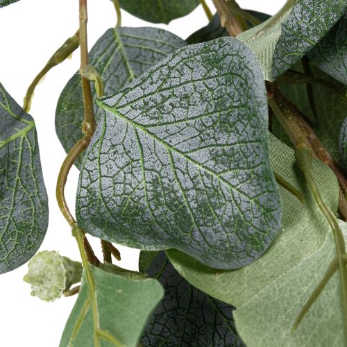 Itens Flor artificial de eucalipto para decoração de interiores moderna, 85 cm, conjunto de 3 peças.