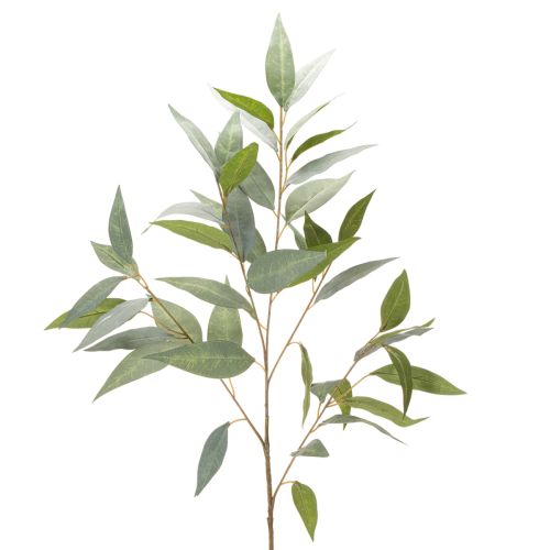 Ramo artificial de eucalipto, verde natural, decorativo, 100 cm