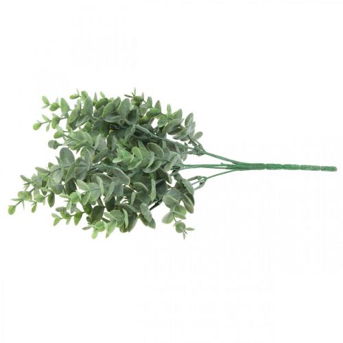 Floristik24 Ramo de eucalipto decoração artificial de eucalipto verde em picareta 36cm