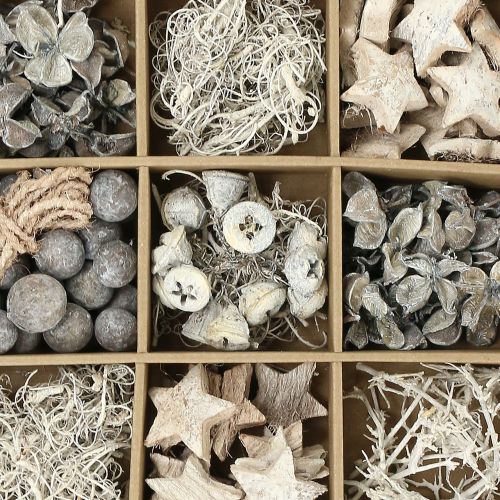 Floristik24 Mistura exótica lavada de branco