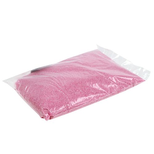 Floristik24 Areia colorida 0,1 mm - 0,5 mm rosa 2 kg