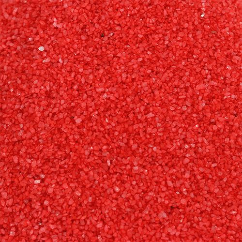 Floristik24 Cor areia 0,5mm vermelho 2kg