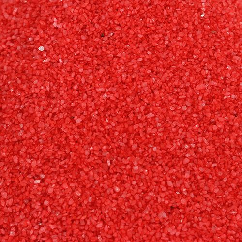 Itens Cor areia 0,5mm vermelho 2kg